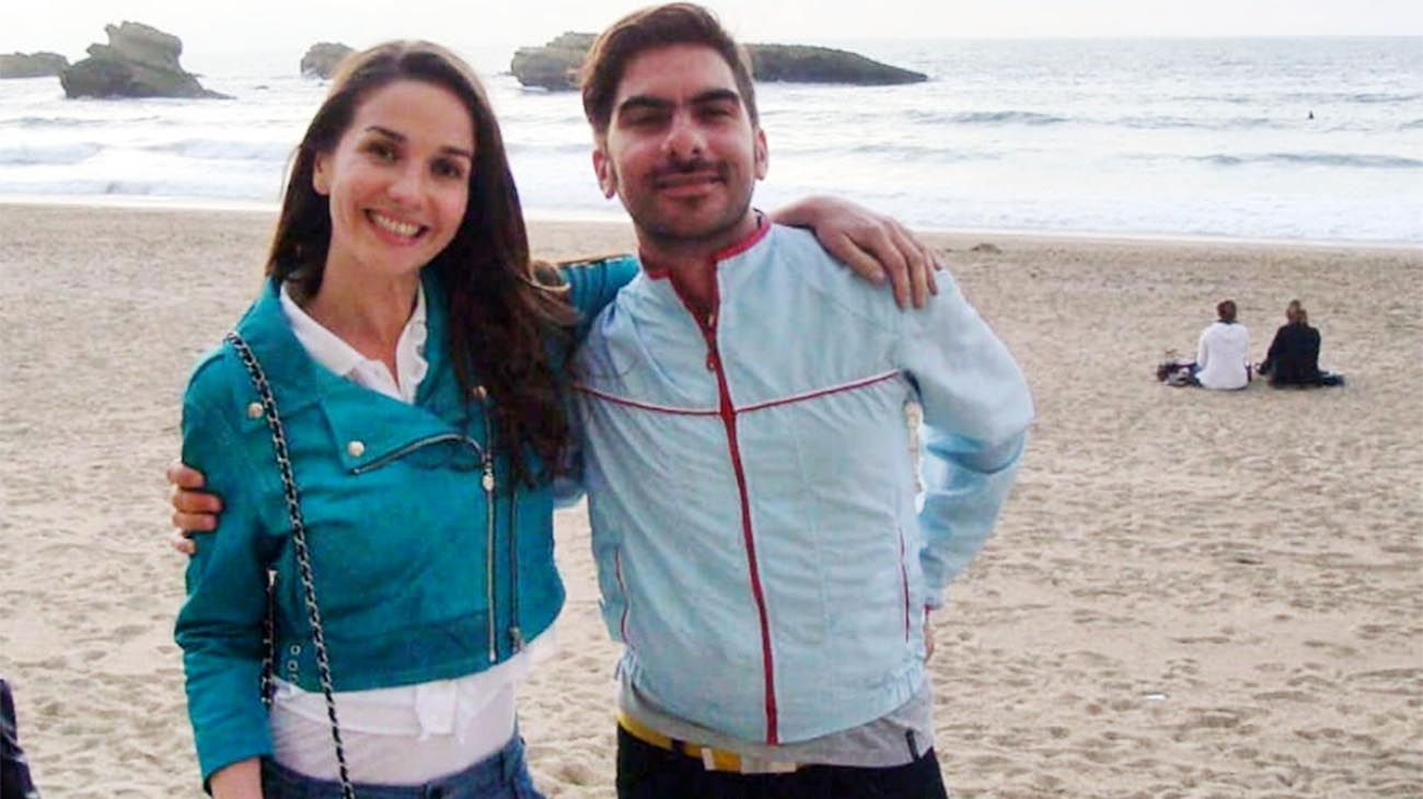 Martín Sastre con Natalia Oreiro 