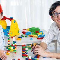 RODRIGO NOYA CON SU HIJO DE TRES AÑOS