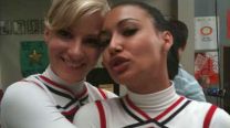 Naya Rivera y Heather Morris