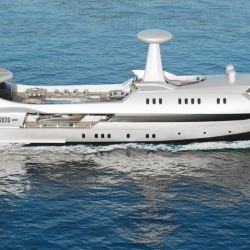 Con diseño futurista, así es el barco inspirado en un avión que surcará los mares a partir de fines de 2020.