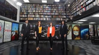 Jairo Stracchia, Úrsula Ures Poreda, Florencia Ballarino y Agustino Fontevecchia.