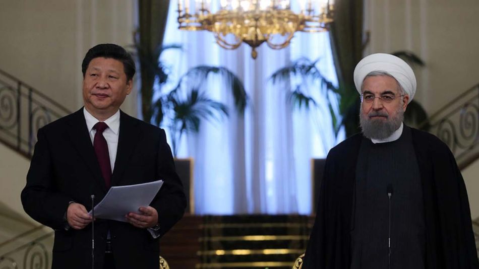 Xi Jinping con Rouhani, el presidente de Irán, y de Rouhani con Modi, el presidente de India-20200812
