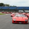 Festejo del 25° aniversario de la Ferrari F40 en Silverstone (2012).