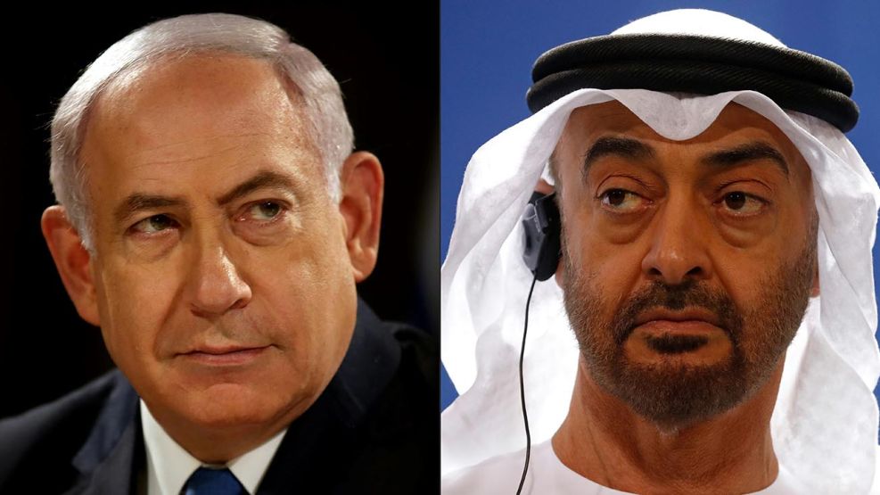 Benyamin Netanyahu,Mohame bin Zayed