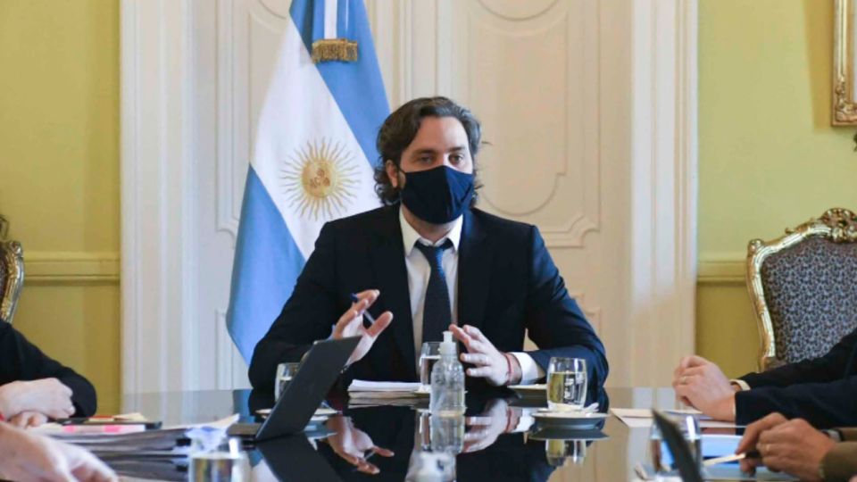 El jefe de Gabinete, Santiago Cafiero.