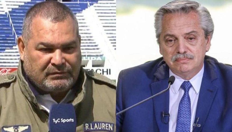 Chilavert y Alberto Fernández