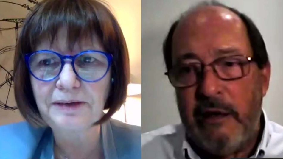 Patricia Bullrich y Ernesto Sanz -20200820