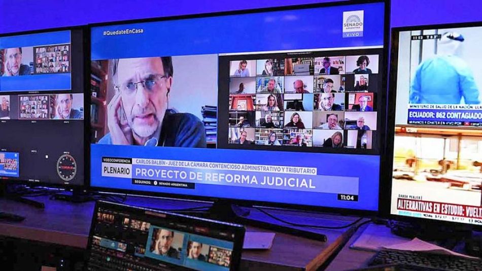 Reforma judicial en el Senado.