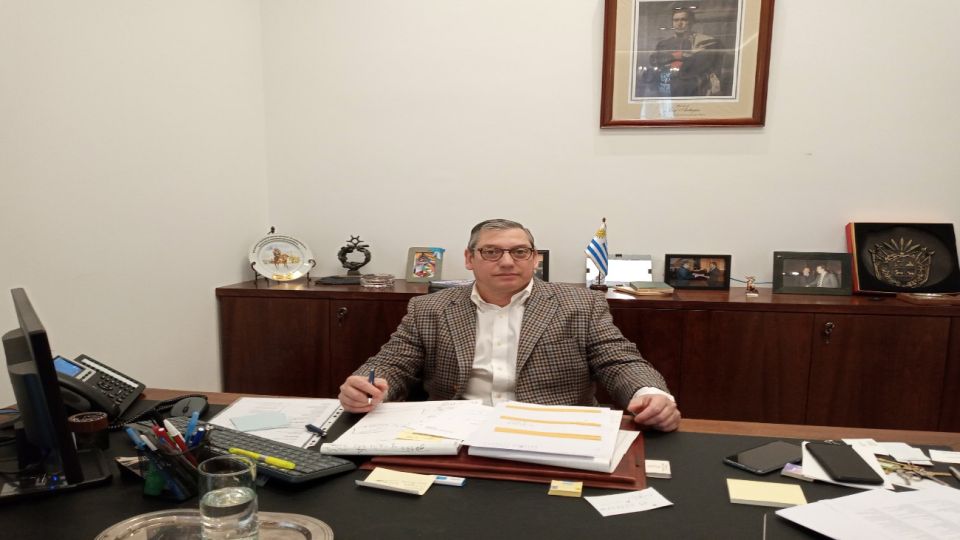 El embajador uruguayo Carlos "El Pájaro" Enciso, designado por Luis Lacalle Pou.