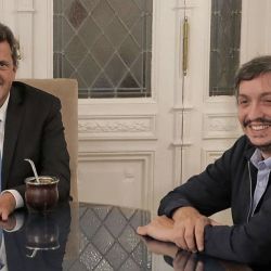 Sergio Massa y Máximo Kirchner. | Foto:Cedoc.
