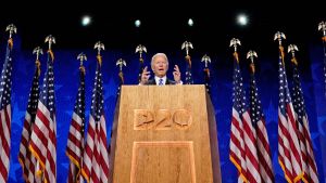 Former vice president, Biden. 