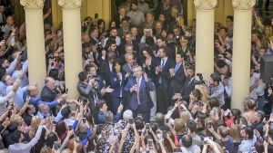 President Alberto Fernandez. 