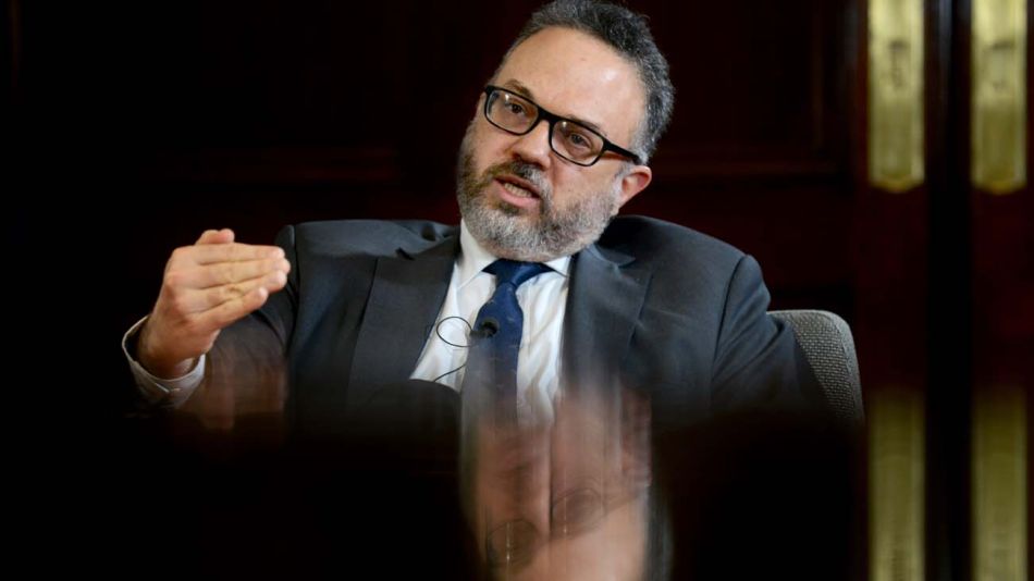 Matías Kulfas, en la entrevista con Jorge Fontevecchia.
