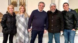 La imagen de Alberto Fernández, Fabiola y Moyano que generó polémica 