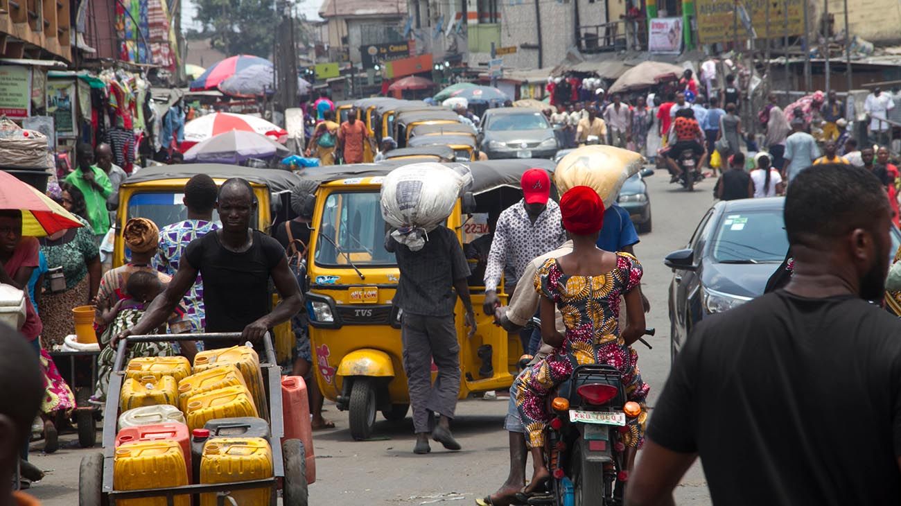 Mercado de carnes silvestres de Lagos, en Nigeria