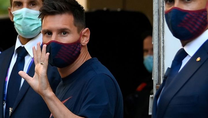 Messi Barcelona salida