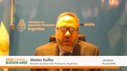 Matías Kulfas en el Council of Americas 2020.