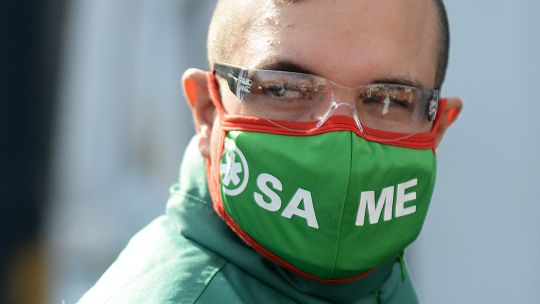 La primera linea en la lucha contra la pandemia de Covid-19, en la Argentina