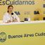 Soledad Acuña, ministra de Edicación porteña, en conferencia por la disputa con Nación por el regreso a las aulas.