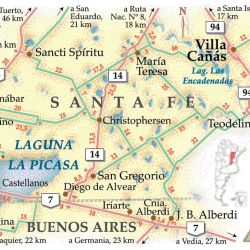Mapa de la zona.