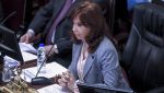 La vicepresidente Cristina Fernández de Kirchner