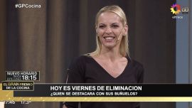 Carina Zampini al frente de "El Gran Premio de la Cocina", el ciclo de El Trece.