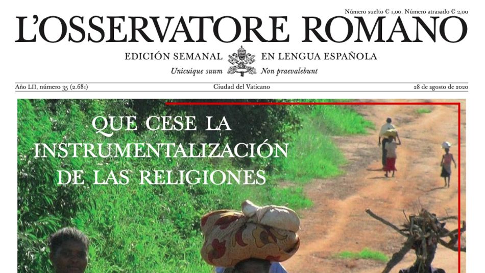 Osservatore Romano de esta semana.
