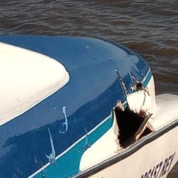 Una ola gigante provocó un choque en cadena de lanchas en el río Paraná, con graves consecuencias para las embarcaciones.