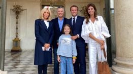 Macri, Juliana Awada y la familia Macron