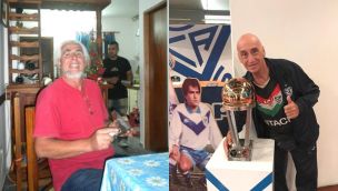 Eduardo Vicente Curto (dcha.), 66 años, y Roberto Gabriel De Biasi, (izq.), 64 años, murieron por coronavirus y sus familiares denunciaron que robaron sus pertenencias.