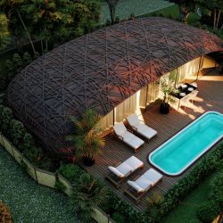 Cocoon Hotel & Resort en Tulum Ubicado en Selvazama, México, es lo más nuevo en hotelería. Un desarrollo sostenible ubicado en el medio de la jungla y con forma de capullo.