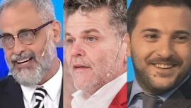 Jorge Rial, Alfredo Casero y Diego Brancatelli