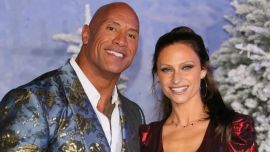 Dwayne Johnson y Lauren Hashian