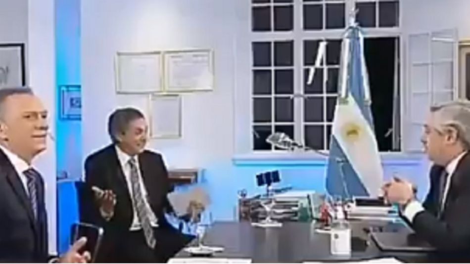 Alberto Fernandez, Marcelo Bonelli, Edgardo Alfano