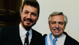 Marcelo Tinelli y Alberto Fernández