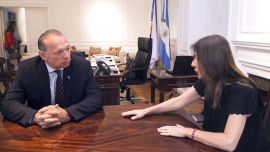 Sergio Berni con Sabina Frederic