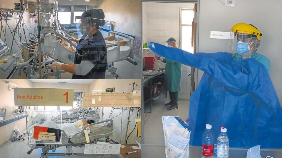 Los médicos de terapia intensiva están al límite de sus fuerzas por el coronavirus.