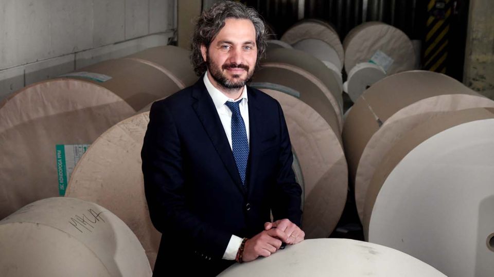 Santiago Cafiero, en la entrevista con Jorge Fontevecchia.