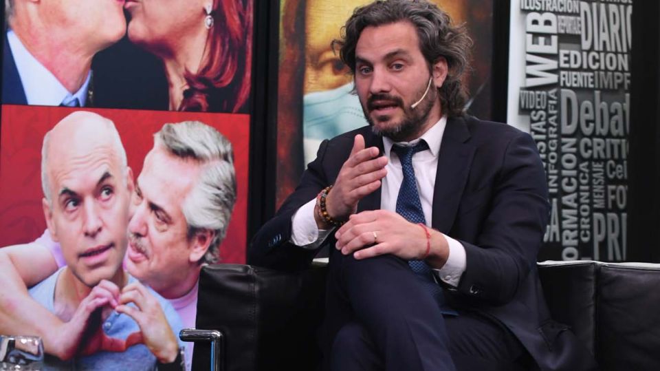 Santiago Cafiero, en la entrevista con Jorge Fontevecchia.