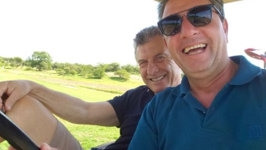 CERCANO. Salibi, aliado del expresidente Macri, en una de sus últimas visitas a Córdoba.