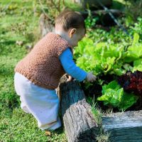 Así es el jardín soñado de la casa de Agustina Cherri