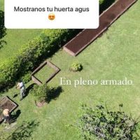 Así es el jardín soñado de la casa de Agustina Cherri 