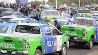 Protesta de la policia Bonaerense en Puente 12 20200908