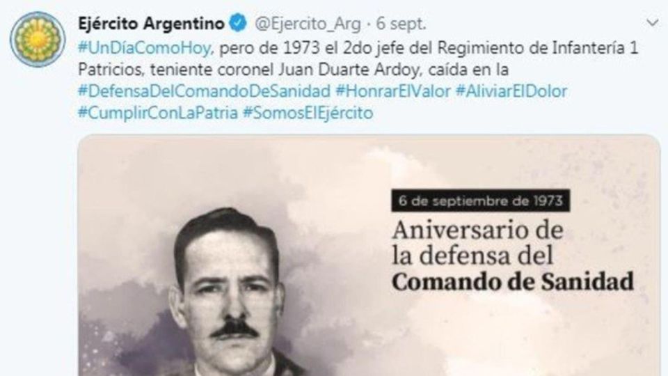 El homenaje del Ejército que despertó el repudio de organizaciones de Derechos Humanos.