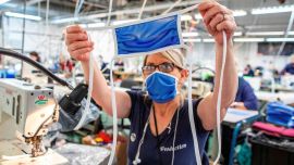 La industria textil logró con los tapabocas atenuar las pérdidas en 2020.