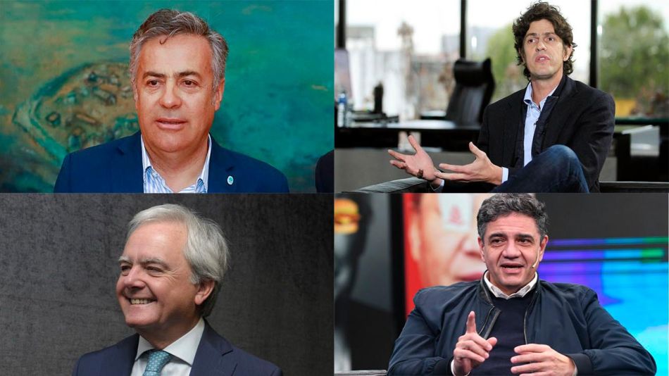 Collage Martín Lousteau, Alfredo Cornejo, Jorge Macri y Federico Pinedo 20200909