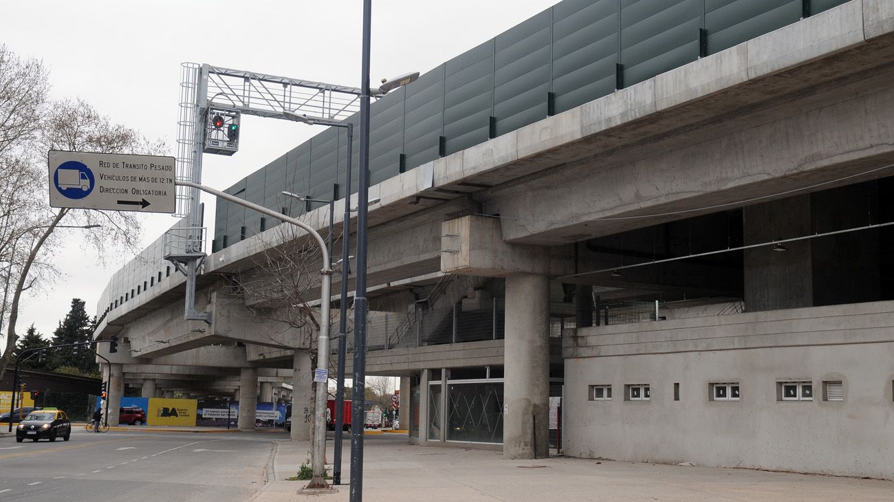 Recorrido por las obras en el Viaducto San Martin