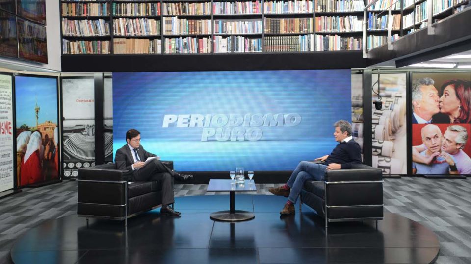 El doctor Facundo Manes, en la entrevista con Jorge Fontevecchia.