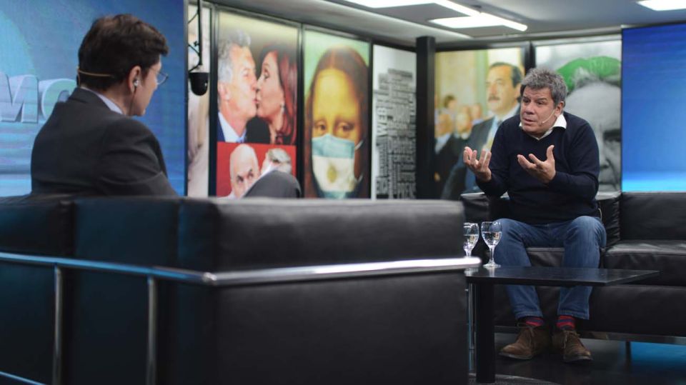 El doctor Facundo Manes, en la entrevista con Jorge Fontevecchia.