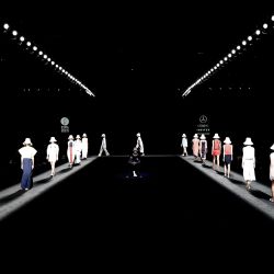 España, Madrid: Modelos presentan creaciones de la marca de moda española  | Foto:Óscar J.Barroso / EUROPA PRESS / DPA